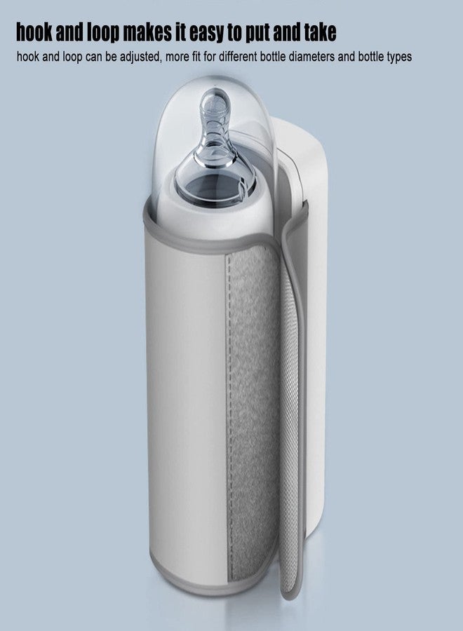 ciciglow Portable Bottle Warmer,6000mah USB Charging Baby Bottle Warmer,7.4V 2A 18W Insulated, Portable Baby Nursing Tool for Breastmilk,Thermostat Bag for Feed Newborn - Image 3